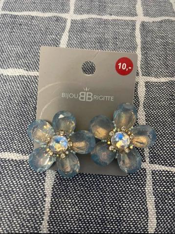 Blauwe Bloemen Oorbellen - Nieuw beschikbaar voor biedingen