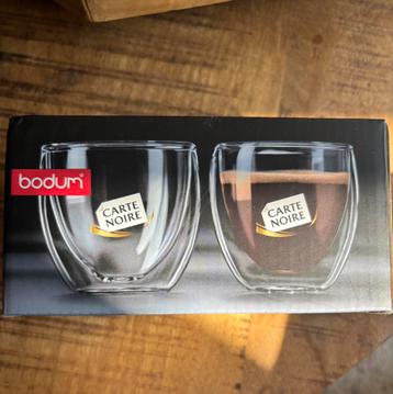 Bodum Pavina dubbelwandige glazen 80ml – set van 6 (nieuw) beschikbaar voor biedingen