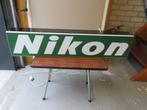 Vintage Nikon dubbelzijdige lichtreclame bak, Verzamelen, Merken en Reclamevoorwerpen, Ophalen, Zo goed als nieuw, Lichtbak of (neon) lamp