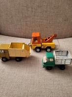 Vintage/50 jr,  Blikken Speelgoed Trucks - Set van 3, Ophalen of Verzenden, Gebruikt, Jongen of Meisje