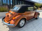 Prachitge VW Kever 1303 Karmann Cabriolet (Brasilbraun), Auto's, Achterwielaandrijving, Zwart, Leder, Bedrijf