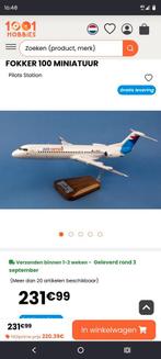 Fokker 100 Air inter, Hobby en Vrije tijd, Modelbouw | Vliegtuigen en Helikopters, Ophalen of Verzenden, Nieuw, Overige merken