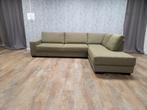 Prachtig Olijf Groene Gemeleerd Kleur Hoekbank, Huis en Inrichting, Info@banxtel.nl, Verzenden, Hoekbank, Hoekbank