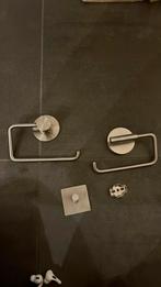 2 Toilet paper houders en hakje, Ophalen of Verzenden, Zo goed als nieuw, Wit