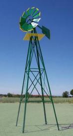 Uniek Grote USA-Design Windmolen Kogelgelagerd! 2.50m Groen, Tuin en Terras, Windwijzers en Windmolens, Ophalen of Verzenden, Nieuw