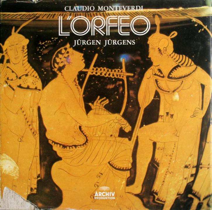Monteverdi - l'Orfeo - Jürgen Jürgens (1974, 3 lp's), Cd's en Dvd's, Vinyl | Klassiek, Gebruikt, Barok, Opera of Operette, 12 inch