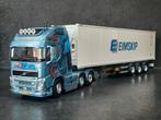 TEKNO Guldager Volvo FH04 Globetrotter XL met container, Hobby en Vrije tijd, Modelauto's | 1:50, Nieuw, Tekno, Bus of Vrachtwagen