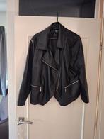 Leren jas mt 52, Zwart, Maat 46/48 (XL) of groter, Ophalen of Verzenden, Zo goed als nieuw