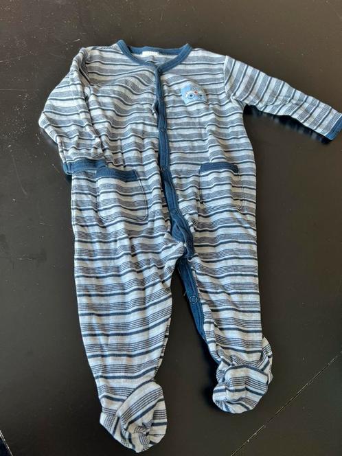 Blauw boxpakje | Maat 62, Kinderen en Baby's, Babykleding | Maat 62, Zo goed als nieuw, Jongetje, Pakje, Ophalen of Verzenden