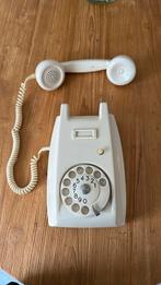 Zeldzame hangtelefoon bakaliet witte uitvoering, Telecommunicatie, Vaste telefoons | Niet Draadloos, Ophalen, Gebruikt, Met draaischijf