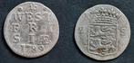 Dubbele wapenstuiver West Frisia 1789, Postzegels en Munten, Munten | Nederland, Verzenden, Vóór koninkrijk, 10 cent, Zilver