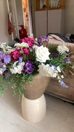 Zeer mooi bloemen boeket kunstbloemen zijdenbloemen zijden, Ophalen, Zo goed als nieuw, Binnen