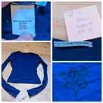 Cora Kemperman.shirt blauw M, Ophalen of Verzenden, Zo goed als nieuw