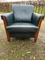 Schuitema Art Deco fauteuil., Huis en Inrichting, Fauteuils, Leer, 75 tot 100 cm, Ophalen