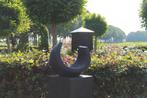 Mooi abstract modern tuinbeeld Long Flame evt. met sokkel, Tuin en Terras, Tuinbeelden, Ophalen, Nieuw, Beton, Abstract beeld