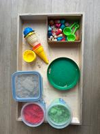Montessori Speelset met Kinetisch Zand en Grapat, Ophalen, Gebruikt, Knutselen