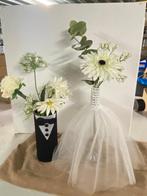 decoratie trouwen trouwfeest bruid bruidegom, Ophalen of Verzenden, Zo goed als nieuw
