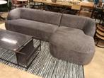 Nieuwe Montel hoekbank dark grey velvet stof nu €1.195, Huis en Inrichting, Banken | Sofa's en Chaises Longues, Nieuw, Stof, Ophalen of Verzenden