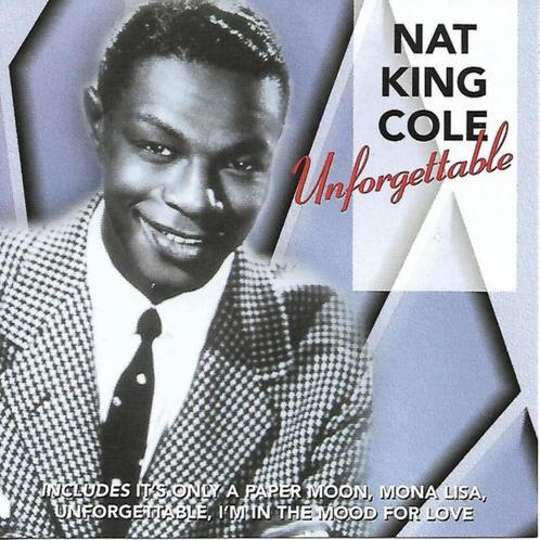 Nat King Cole – Unforgettable 5030073119724 CD, Cd's en Dvd's, Cd's | Jazz en Blues, Zo goed als nieuw, Jazz, Verzenden