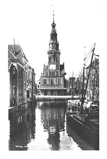 901752	Alkmaar	Waag	1932	Gelopen met postzegel               beschikbaar voor biedingen