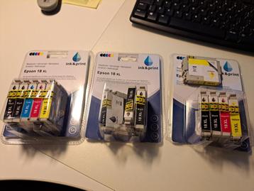 Epson 18XL inktcartridges (ink&print) beschikbaar voor biedingen