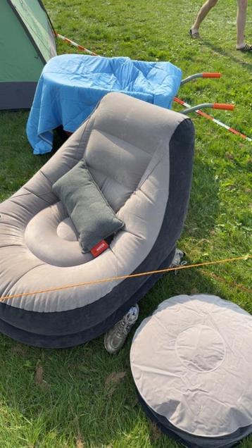 Intex - Opblaasstoel - Ultra Lounge met Poef - camping stoel beschikbaar voor biedingen