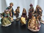 Oosterse kerststal beeldjes., Ophalen of Verzenden, Gebruikt