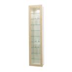 CD / Vitrine kast, Huis en Inrichting, Kasten | Vitrinekasten, Ophalen, Minder dan 50 cm, Met deur(en), Glas