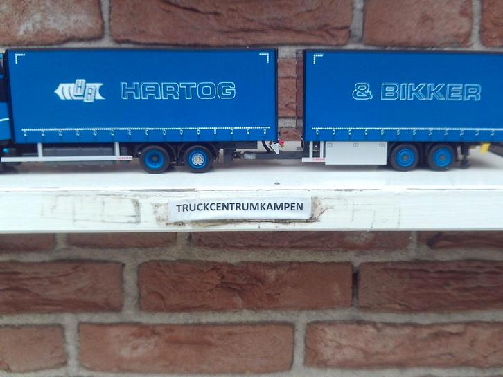 Daf  XG  Curtain  Side  Combi  van  Hartog  &  Bikker., Hobby en Vrije tijd, Modelauto's | 1:50, Nieuw, Bus of Vrachtwagen, Lion Toys