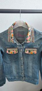 Uniek spijkerjasje, Ophalen of Verzenden, Zo goed als nieuw, Blauw