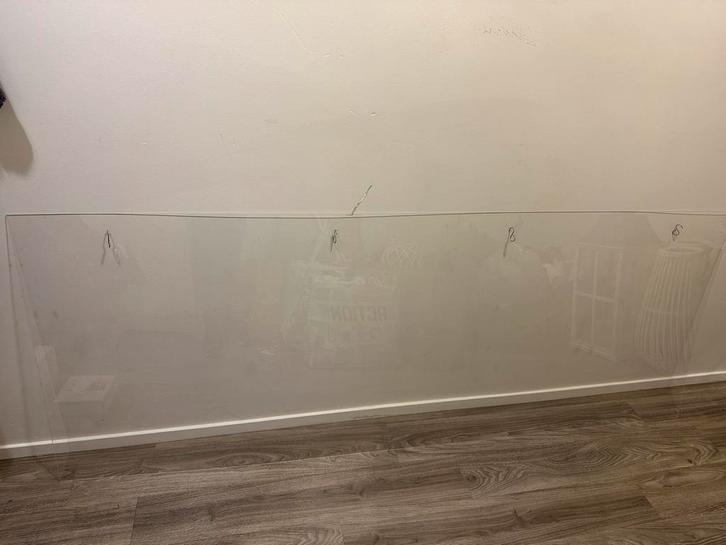 plexiglas platen werkplekscherm 2mx90x2mm of 1mx75x2mm, Doe-het-zelf en Verbouw, Platen en Panelen, Gebruikt, Ophalen