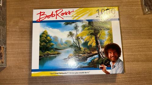 Bob Ross Puzzel 1000 stukjes nieuw in zakje, Hobby en Vrije tijd, Denksport en Puzzels, Zo goed als nieuw, Legpuzzel, 500 t/m 1500 stukjes