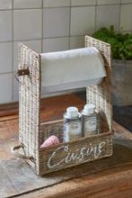 Riviera Maison rattan keukenrolhouder Cuisine, Huis en Inrichting, Keuken | Keukenbenodigdheden, Ophalen of Verzenden