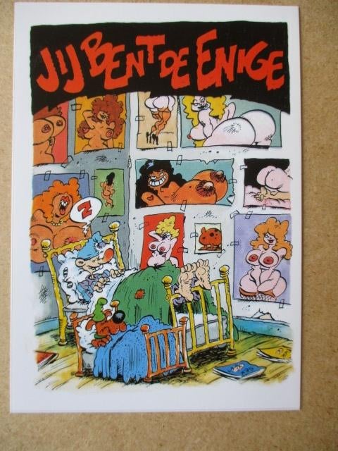 adv10963 joop klepzeiker ansichtkaart 1, Verzamelen, Ophalen, Overige figuren, Gebruikt, Overige typen