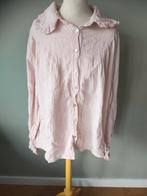 Blouse pofmouw mt xxl 44 dames roze wafelstof, Kleding | Dames, Blouses en Tunieken, Ophalen of Verzenden, Zo goed als nieuw