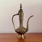 Oude messing theepot, Antiek en Kunst, Antiek | Koper en Brons, Ophalen of Verzenden