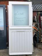 Buitendeur. Merbau deur . met roeden . Buitendeuren 95 stuks, Doe-het-zelf en Verbouw, Deuren en Horren, Ophalen of Verzenden