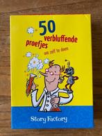 Story factory - 50 verbluffende proefjes om zelf te doen, Ophalen of Verzenden, Zo goed als nieuw, Ontdekken
