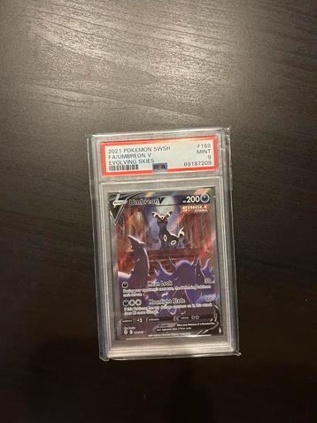 Pokemon - Umbreon V Evo Skies PSA 9 beschikbaar voor biedingen