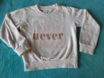 Trui / sweater 'girls never lose' 116 organic cotton, Gebruikt, Meisje, Trui of Vest, Ophalen of Verzenden