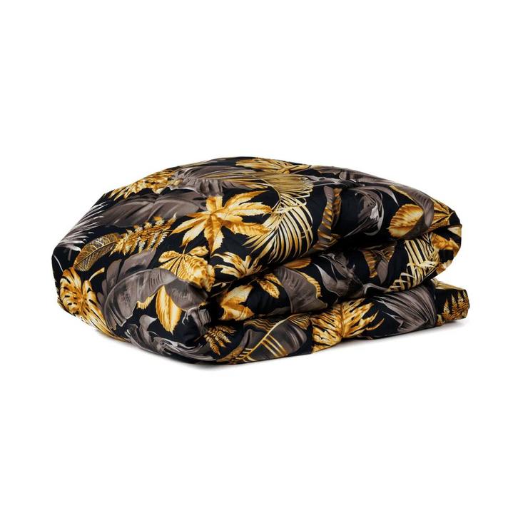 Dekbed wasbaar Golden leaves 200/200, Huis en Inrichting, Slaapkamer | Beddengoed, Nieuw, Deken of Dekbed, Tweepersoons, Zwart