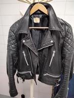 Vintage leren  jack, Ophalen of Verzenden, Gedragen, Maat 48/50 (M), Zwart
