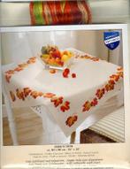 Cado vervaco borduurpakket dekservet, herfstbladeren, Ophalen of Verzenden, Nieuw, Handborduren, Borduurpakket