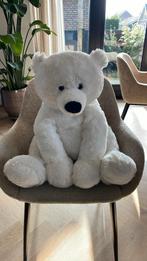 Teddy ijsbeer 55 cm, zo goed als nieuw, Overige merken, Stoffen beer, Zo goed als nieuw, Ophalen