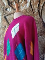 💖Prachtig 100% Alpaca wollen trui Intarsia L, Kleding | Dames, Truien en Vesten, Ophalen of Verzenden, Zo goed als nieuw, Maat 42/44 (L)