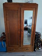 Antieke linnenkast, b 110 cm, hoog 183 cm, diep 48 cm, Ophalen of Verzenden