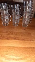 13 douwe egberts koffie glazen, Ophalen, Glas, Overige stijlen, Glas of Glazen