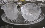 Roomstel van geslepen glas , met onderblad, Ophalen