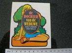sticker de dochter van de weduwe half zware van nelle shag, Verzenden, Zo goed als nieuw, Merk