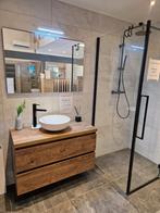 Badmeubel 100cm nieuw, met extra brede hogekast, Huis en Inrichting, Badkamer | Badkamermeubels, Ophalen, Overige typen, Nieuw